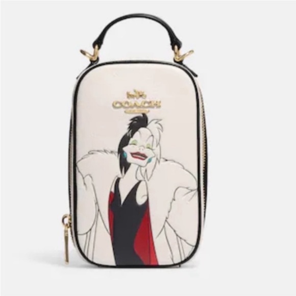 Coach Handbags - Disney X Coach Eva Phone Crossbody With Cruella Motif